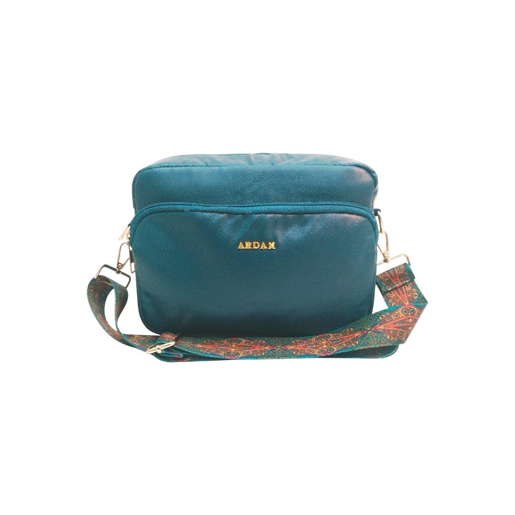 ARDAN Turquoise Women Sling Bag /Crossbody Bag with Detachable Belt for Girls & Women SKU166