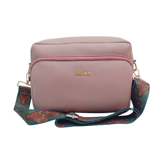 ARDAN Dusty Pink Women Sling Bag /Crossbody Bag with Detachable Belt for Girls & Women SKU155