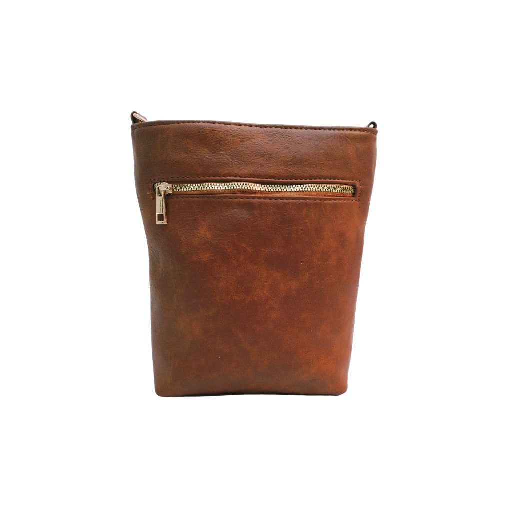 Ardan Brown Sling Bag with Detachable Belt for Girls & Women – Women's HandBag/Sling Bag – additional product photo | Leather Villa