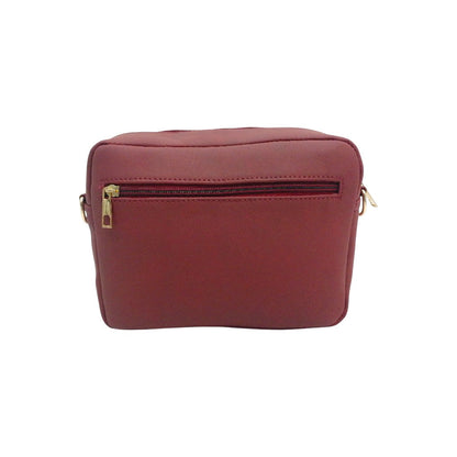 ARDAN Maroon Women Sling Bag /Crossbody Bag with Detachable Belt for Girls & Women – Women's HandBag/Sling Bag – additional product photo | Leather Villa