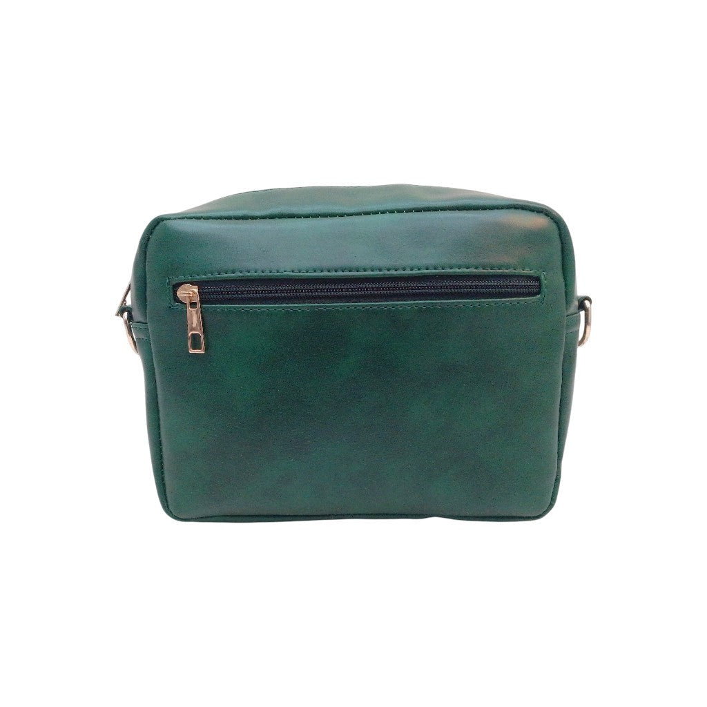 ARDAN Dark Green Women Sling Bag /Crossbody Bag with Detachable Belt for Girls & Women – Women's HandBag/Sling Bag – additional product photo | Leather Villa