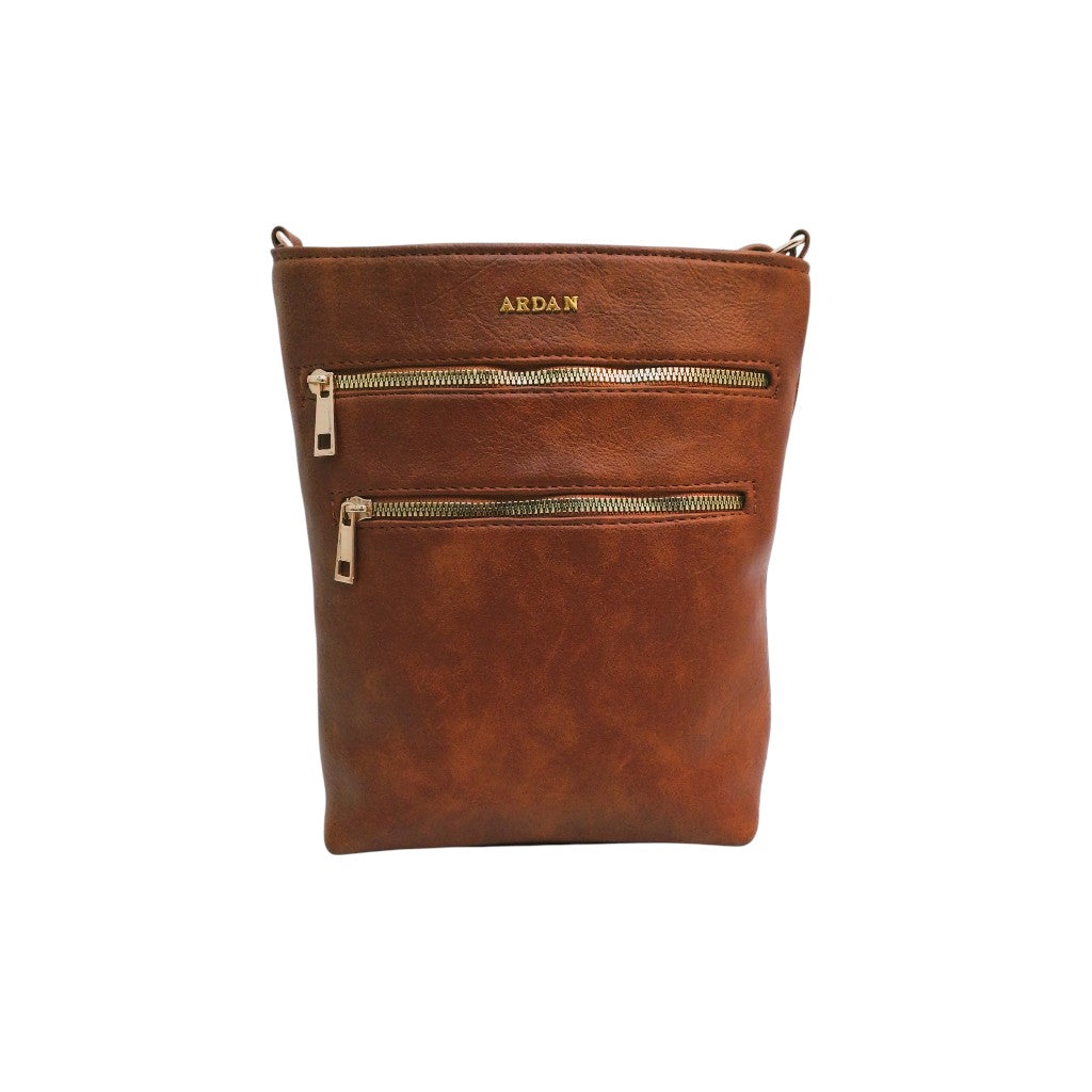 Ardan Brown Sling Bag with Detachable Belt for Girls & Women – Women's HandBag/Sling Bag – additional product photo | Leather Villa