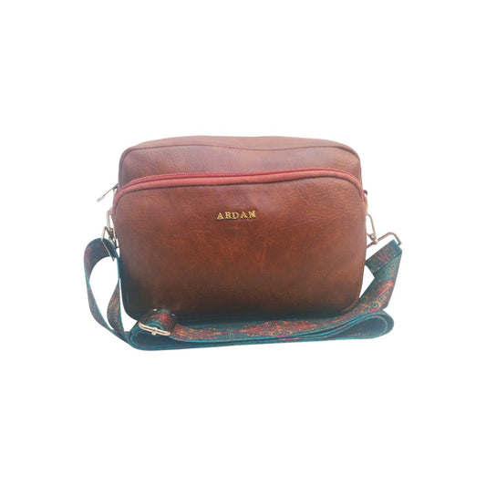 ARDAN Brown Women Sling Bag /Crossbody Bag with Detachable Belt for Girls & Women SKU162