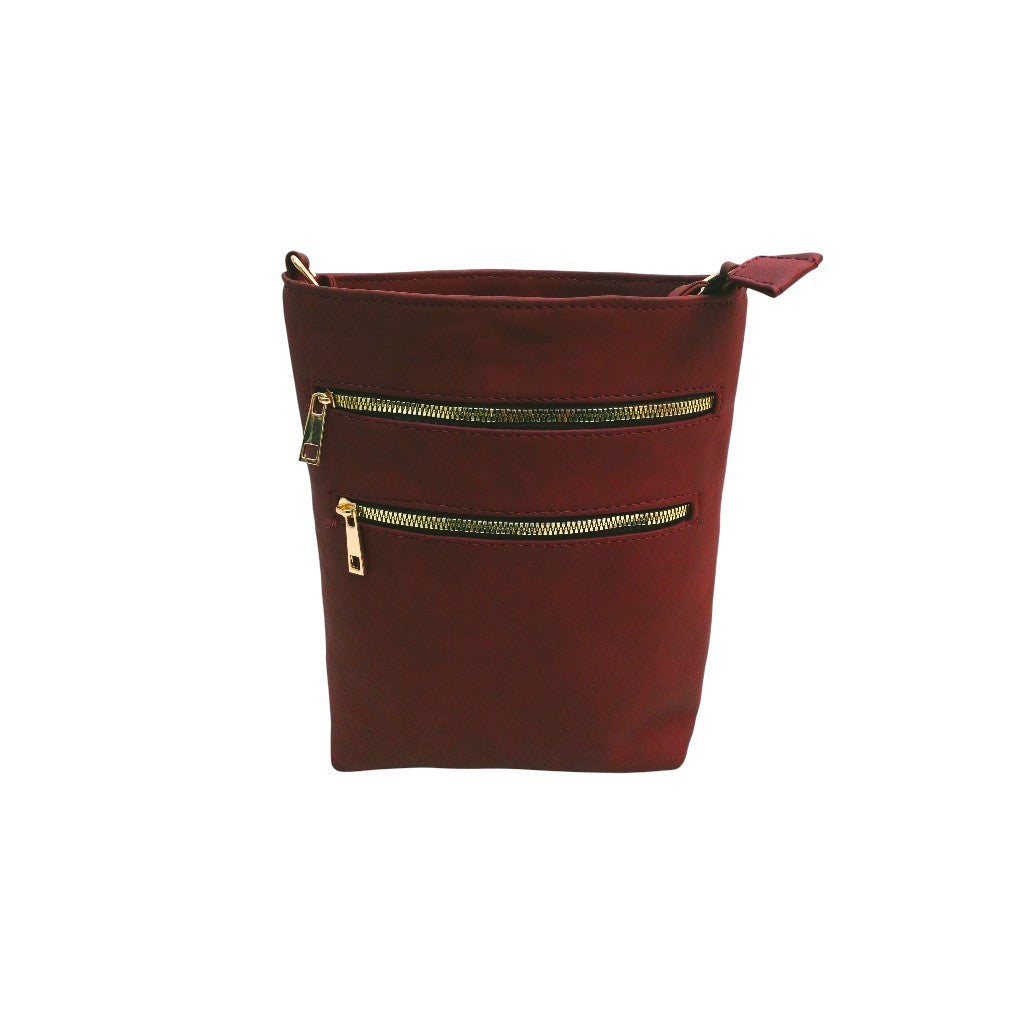 Ardan Maroon Sling Bag with Detachable Belt for Girls & Women – additional product photo | Leather Villa