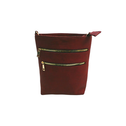 Ardan Maroon Sling Bag with Detachable Belt for Girls & Women – additional product photo | Leather Villa