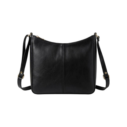 Vegan Leather Hobo Shoulder Bag with Minimalist Design & Adjustable Straps
